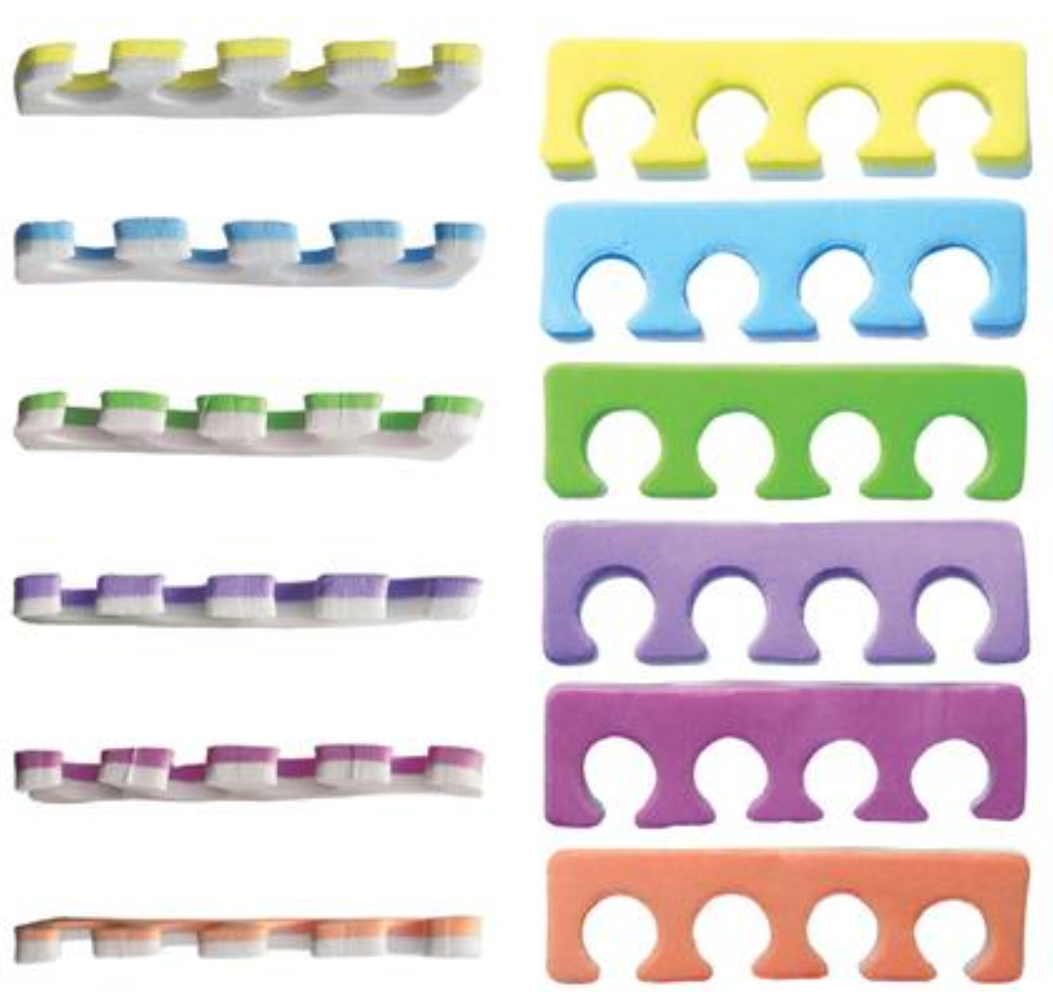 Toe Separators, 2-Tone Pair