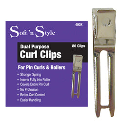 Soft N Style Dual Purpose Curl Clips 80/Box