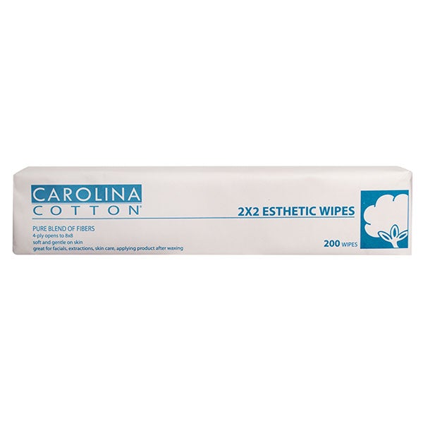 Carolina Cotton 2x2 Esthetic wipes