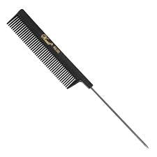 Cleopatra No. 4630 Wide Teeth Tail Comb, Black (12 pack)