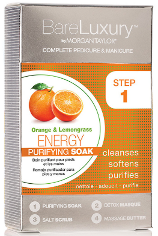 Morgan Taylor Energy Orange & Lemongrass 4PK floor only