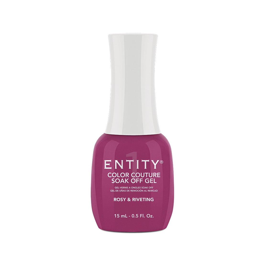 Entity Gel Soak Off - Rosy & Riveting 15 mL/0.5 Fl. Oz
