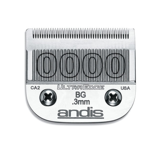 Andis Size 0000 - Graduation Blade Very Close Cutting - 1/100" - .25 mm