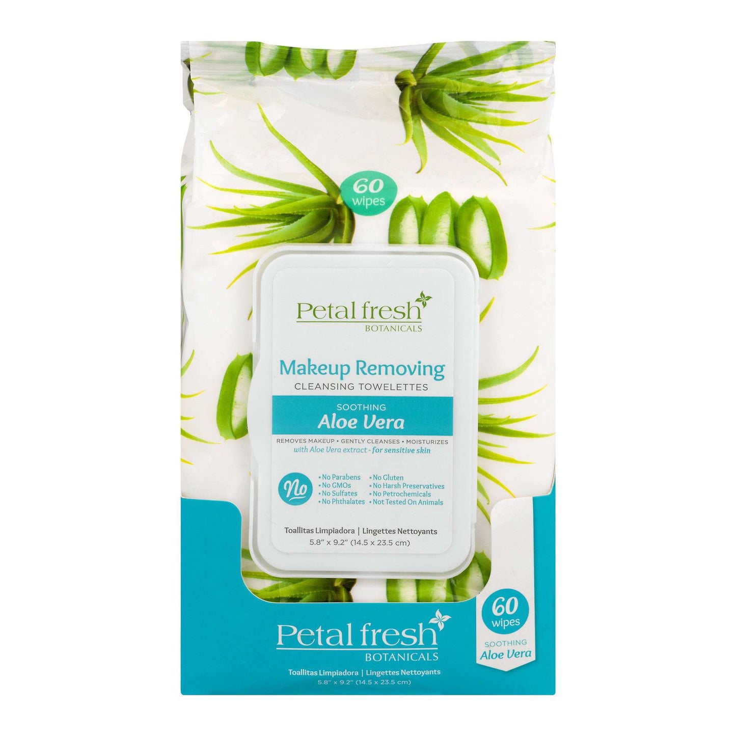 Make-Up Removing Cleansing Towelettes Aloe Vera
