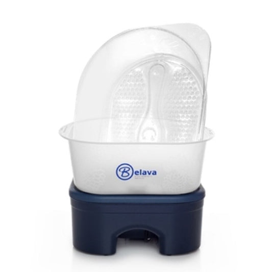 Belava Pro Foot Massager with Heater in Snow White