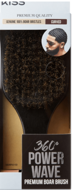 KISS 360 Power Wave Premium Boar Brush