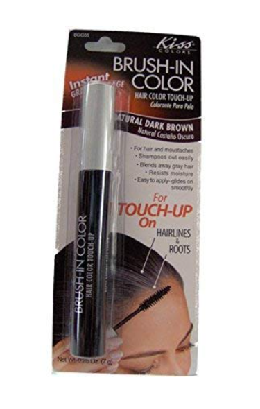 Kiss Temp Brush-in - Dark Brown