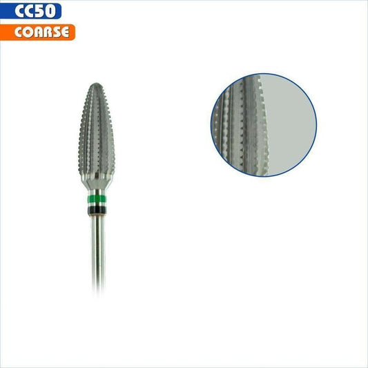 Medicool CC50 Swiss Carbide Cutter, Tornado Cone Short - Coarse