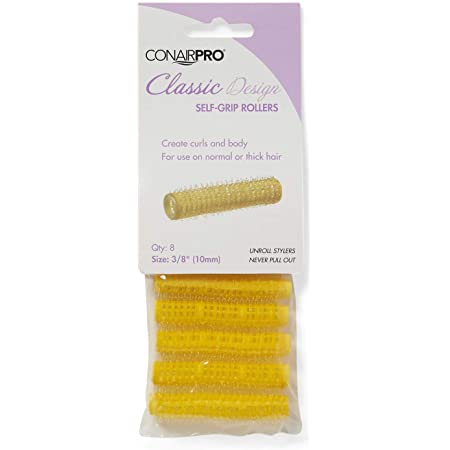 Classic Design Self-Grip Rollers 3/8" - 8 Pack