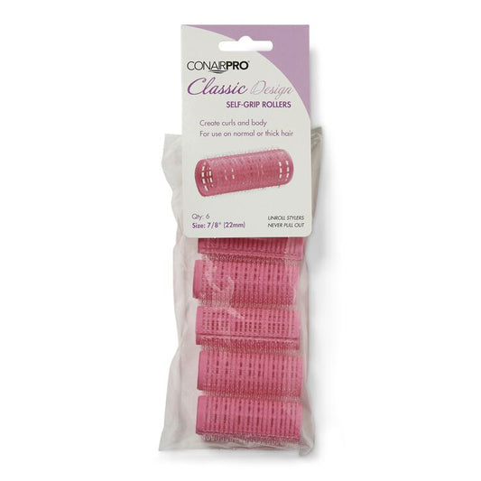 Classic Design Self-Grip Rollers 7/8" - 6 Pack