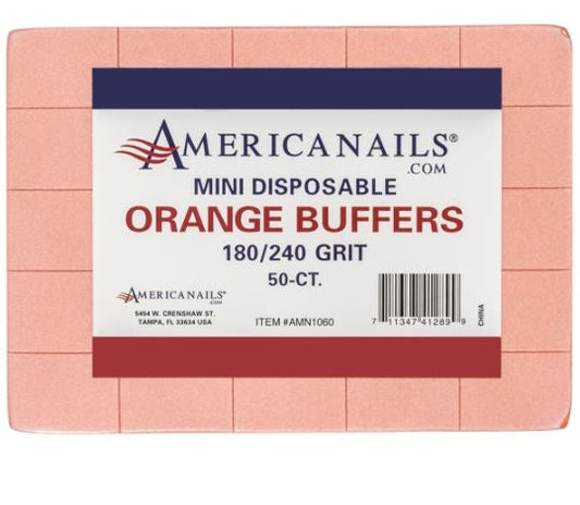 Americanails Mini Disposable Buffers 50 count 180/240 Grit