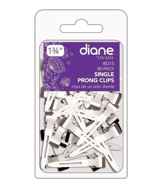 Single Prong Metal Clips 80 pk