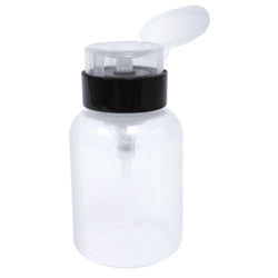 DL Professional 4 oz. Clear Pump Dispenser Bottle