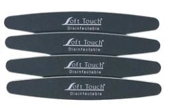 Soft Touch Black 7" Torpedo Pro Coarse 100/MED 180, WHT CTR, 50/PK