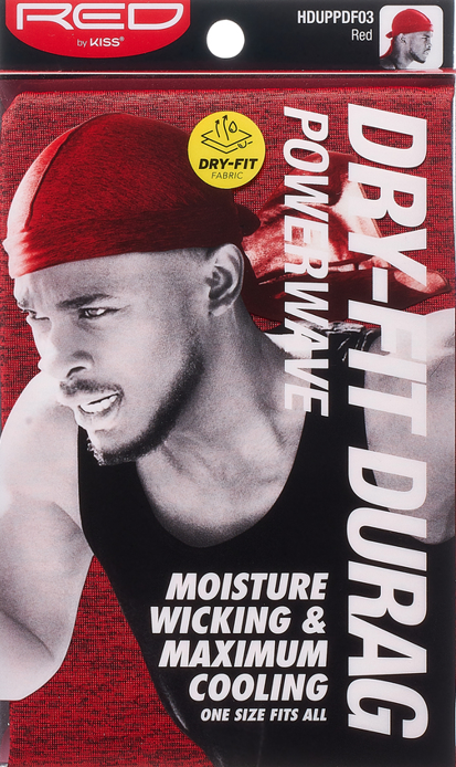 Kiss RED PowerWave Dry-Fit Durag