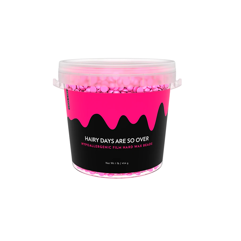 Miss Cire Wax Hairy Days Are So Over Hot Pink Hypoallergenic Film Hard Wax Beads