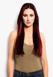 18" I-Link Hair Extensions Pro Straight - Black Wine