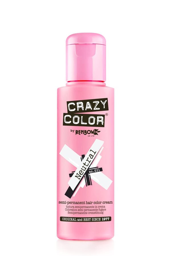 Crazy Color Semi-Permanent Hair Color Cream - Neutral (250ML)