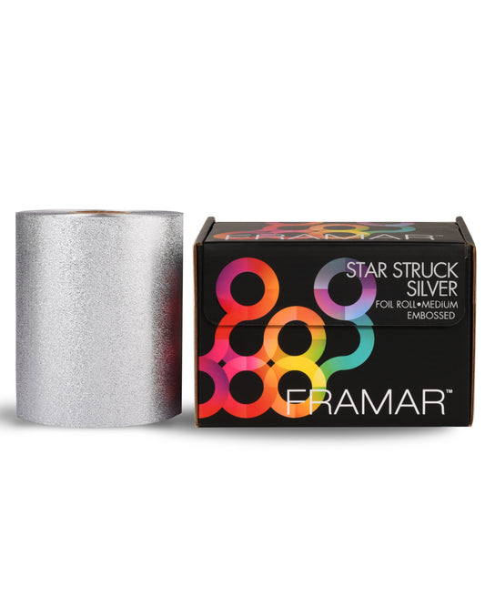 Framar Star Struck Silver Foil Roll - Medium - Embossed