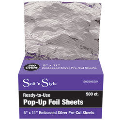 Soft 'N Style 5" x 11" Embossed Pop-Up Foil - 500 ct.