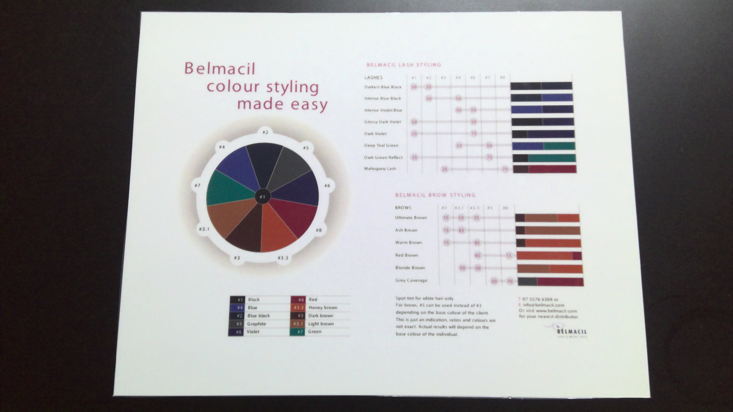 Belmacil Color Styling Chart