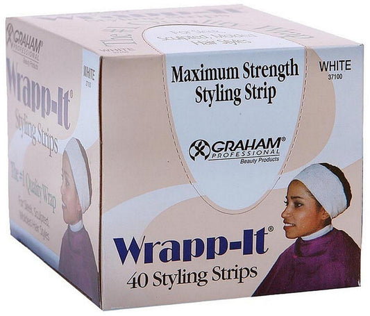 Wrapp It Styling Strips White (40 Count)