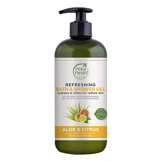Petal Fresh Refreshing Bath & Shower Gel Aloe & Citrus, 16 fl oz