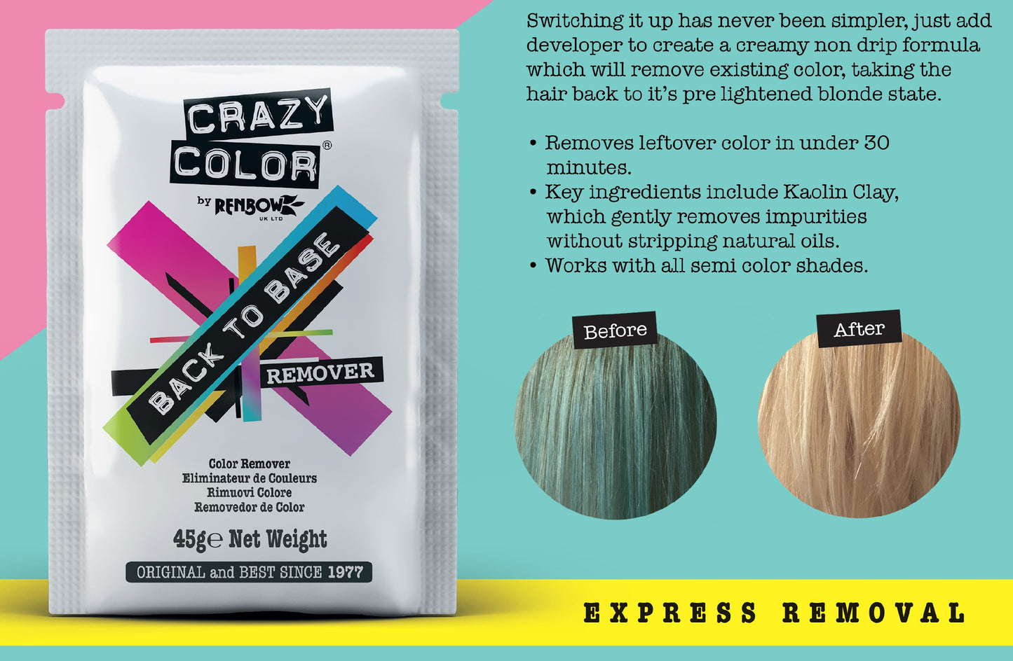Crazy Color Back to Base Remover