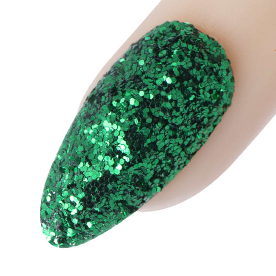 Young Nails Glitter - Emerald Green 1/4 oz