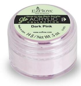 EzFlow Gloacrylic Glow-in-the-dark Dark Pink - 0.5 Oz