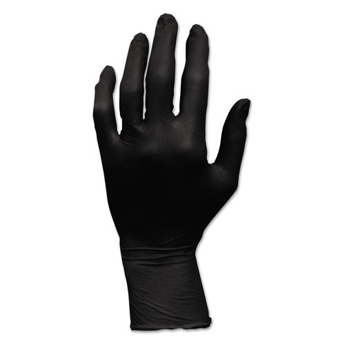 GrizzlyNite® ProWorks® Black Nitrile Exam Grade Powder Free Gloves