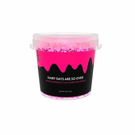 Miss Cire Wax Hairy Days Are So Over Hot Pink Hypoallergenic Film Hard Wax Beads
