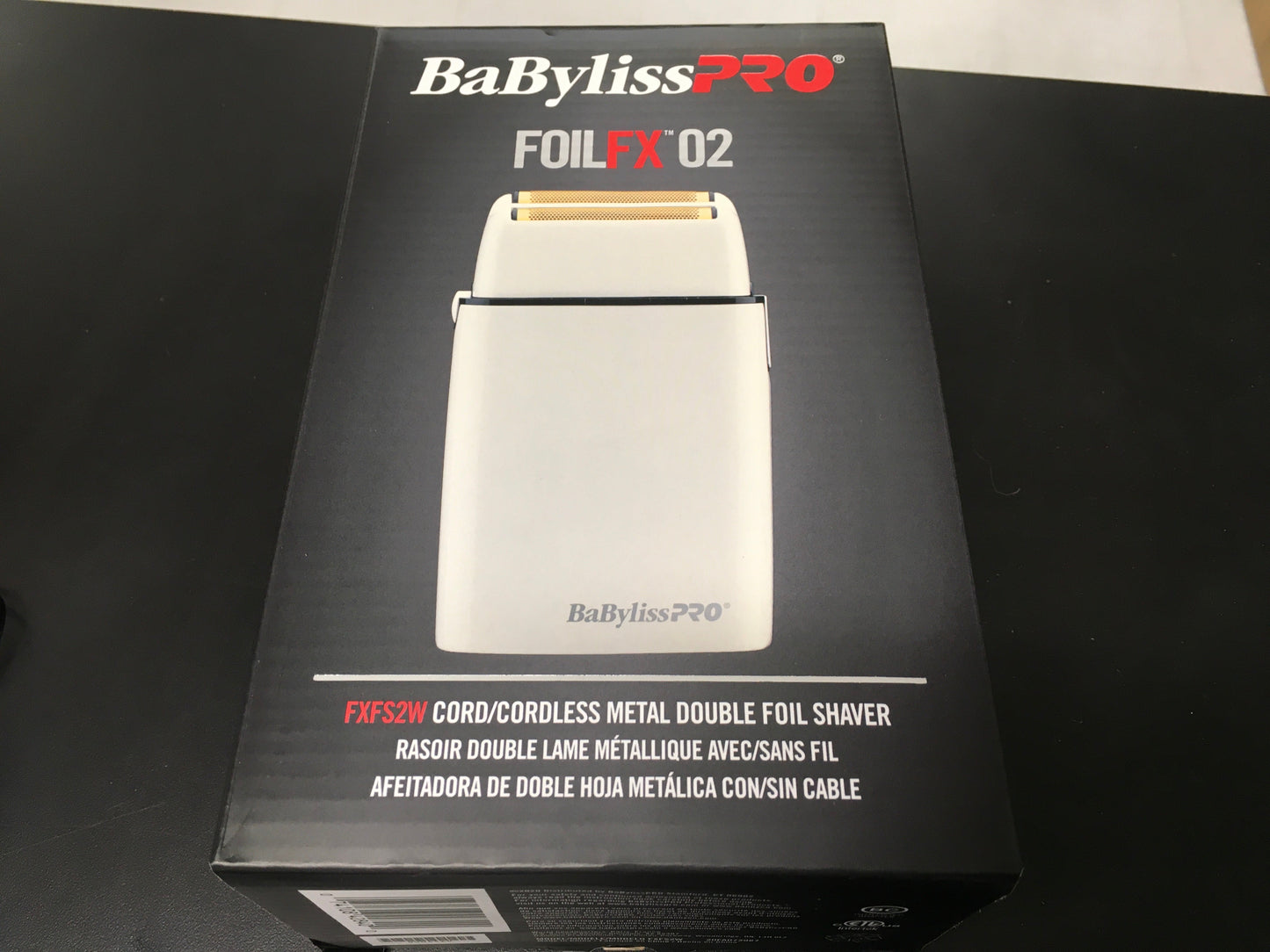 Babyliss Pro FoilFX02 White Double Foil Shaver