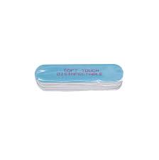 Soft Touch Blue Mini Files 3 1/4" x 3/4" Disinfectable Lt/Dk 50 Pack