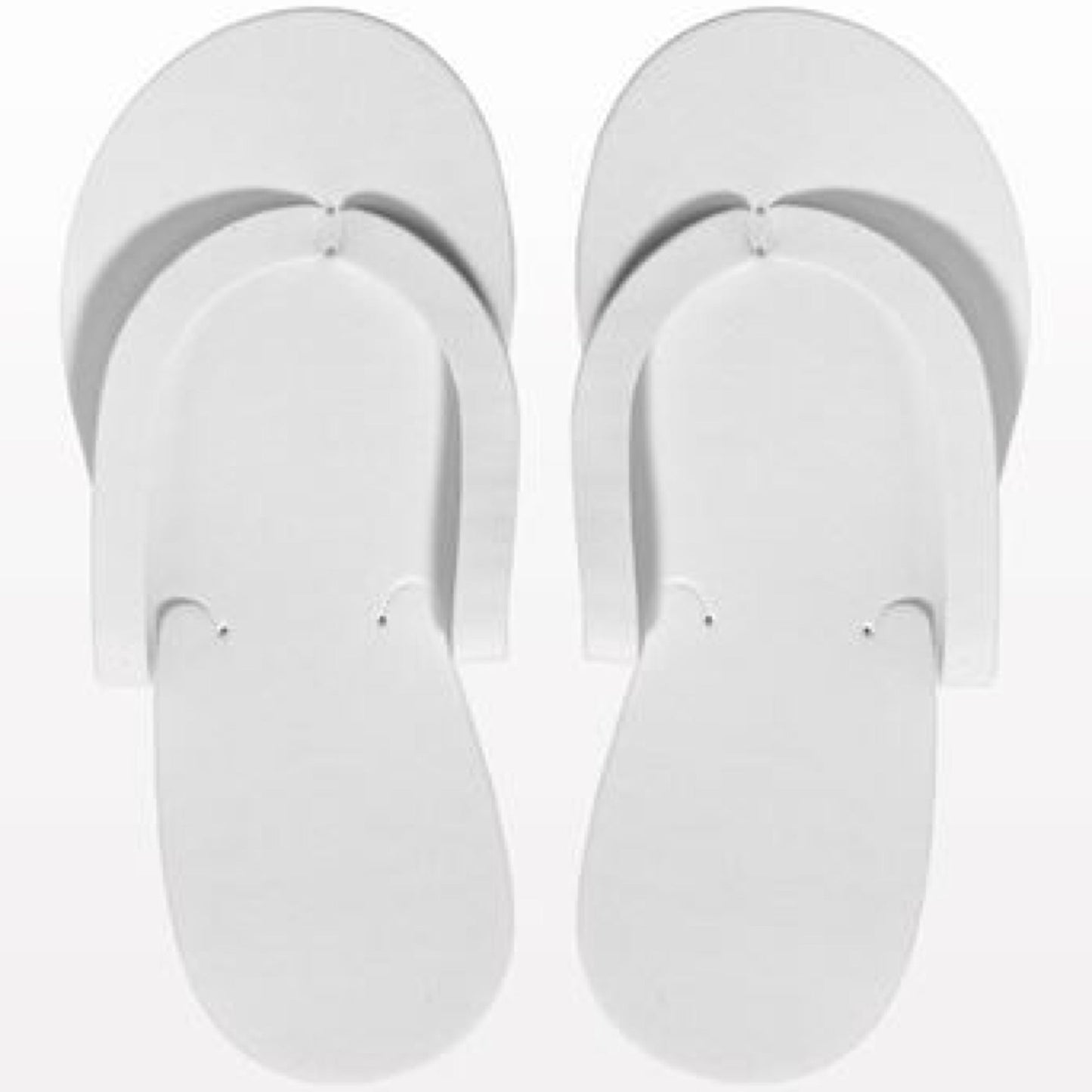 White Pedicure Slippers