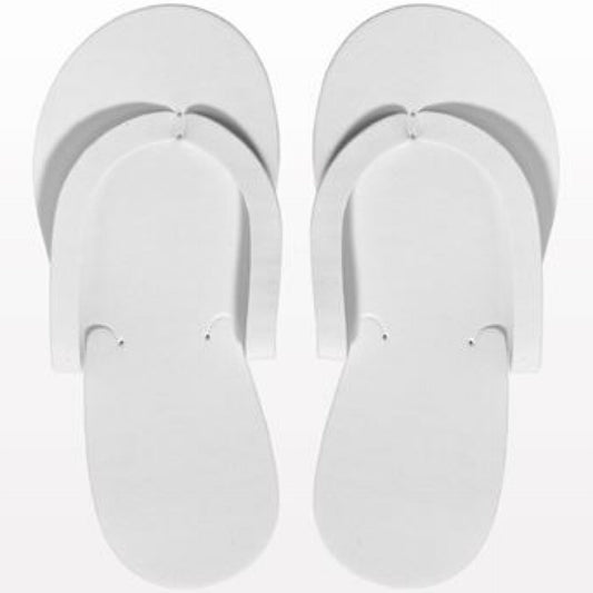 White Pedicure Slippers