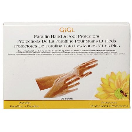 Gigi Plastic Paraffin Hand And Foot Protectors 26 Ct