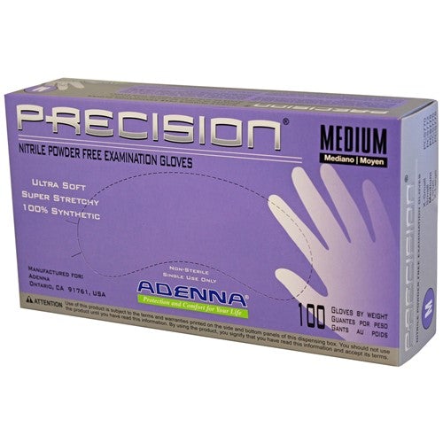 PRECISION® Nitrile Powder Free (PF) Exam Gloves (100/Box)