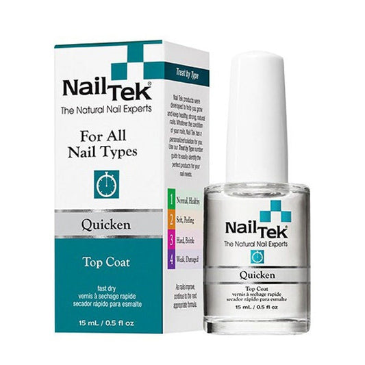 Nail Tek Quicken Top Coat 15 mL/0.5 fl oz