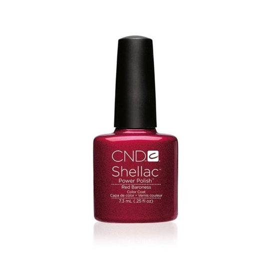 CND Shellac Gel Polish - Red Baroness