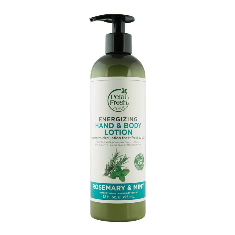 Petal Fresh Energizing Hand & Body Lotion Rosemary & Mint 12oz