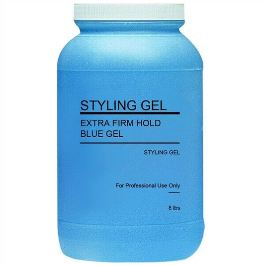 Styling Gel Extra Firm Hold Blue Gel Gallon