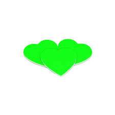 Soft Touch Nail Sander Heart, Green 240