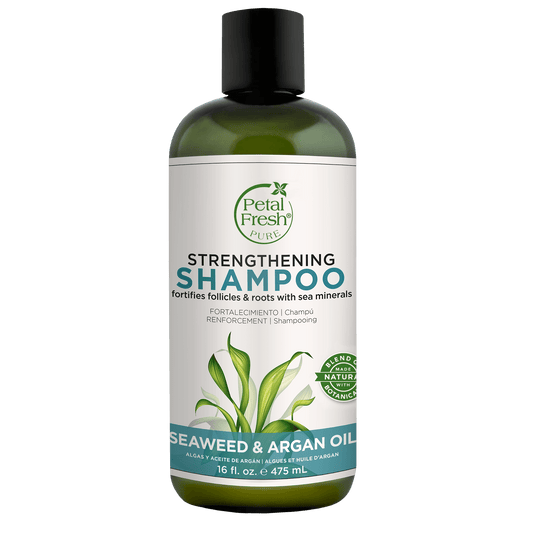 Pure, Strengthening Shampoo, Seaweed & Argan Oil, 16 oz