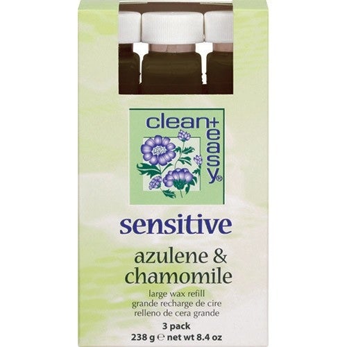 Clean +Easy Sensitive Azulene & Chamomile Large Wax Refill (3pack)
