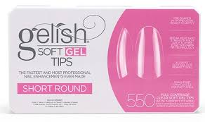 Gelish Soft Gel Tips (Short Round)