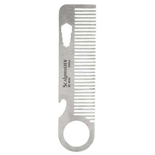 ScalpMaster Stainless Steel Beard Comb