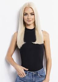 16" Kera-Link Straight Hair Extensions, Color #80 (White Ash Blond)